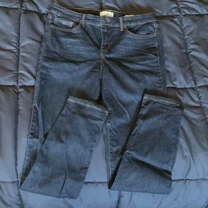 Jessica Simpson High Rise Rolled Ankle Jeans Size 10
